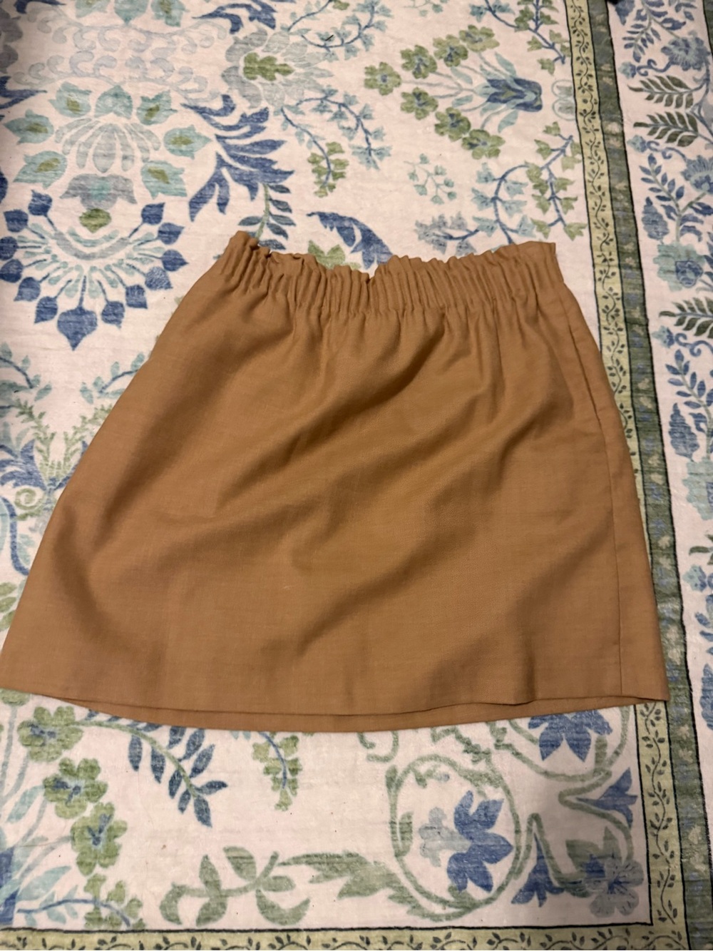 J. Crew Camel Elastic-Waist Mini Skirt